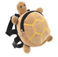 pet dog backpack harness featuring a cute, plush turtle design with a zipper closure and adjustable straps.