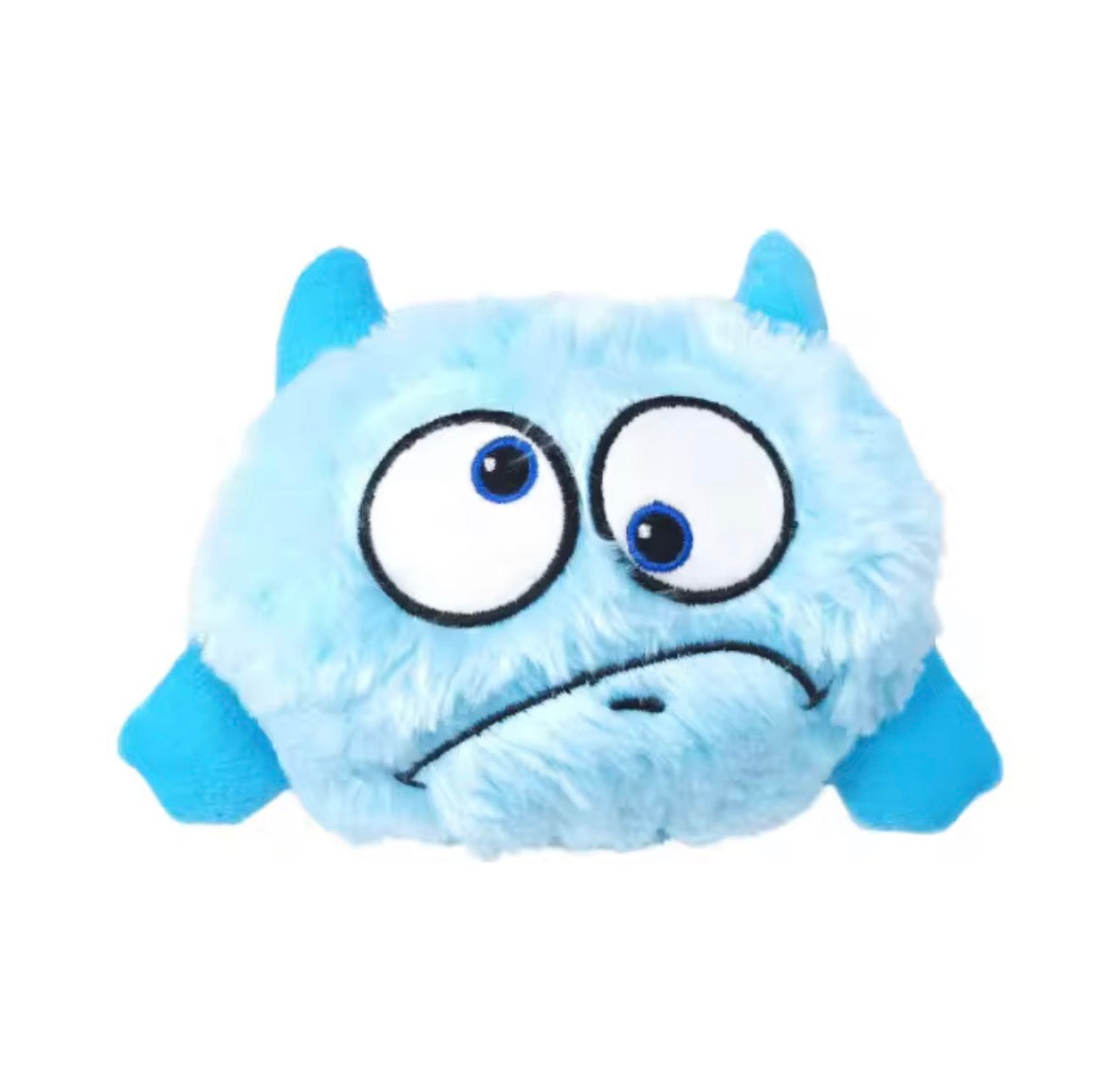 Gousy Rockin Family blue two-eyed monster plush interactive pet toy
